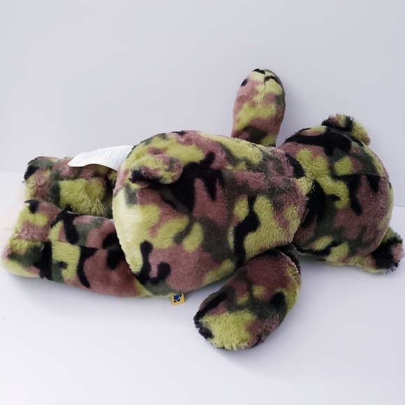 Build A Bear CAMO Teddy Bear Camouflage Bear 17" Army Military Hunting Plush - Picture 4 of 5
